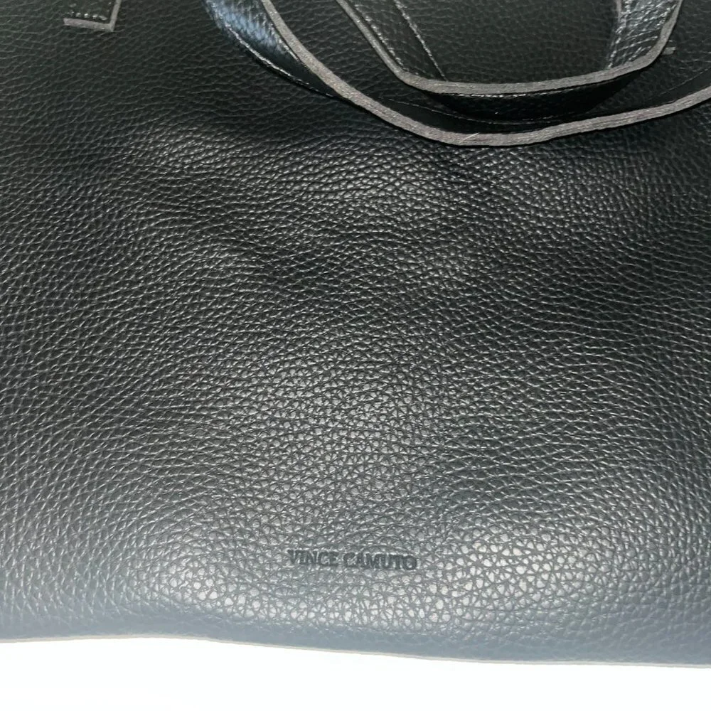 VINCE CAMUTO Vegan Leather Luck Tote black